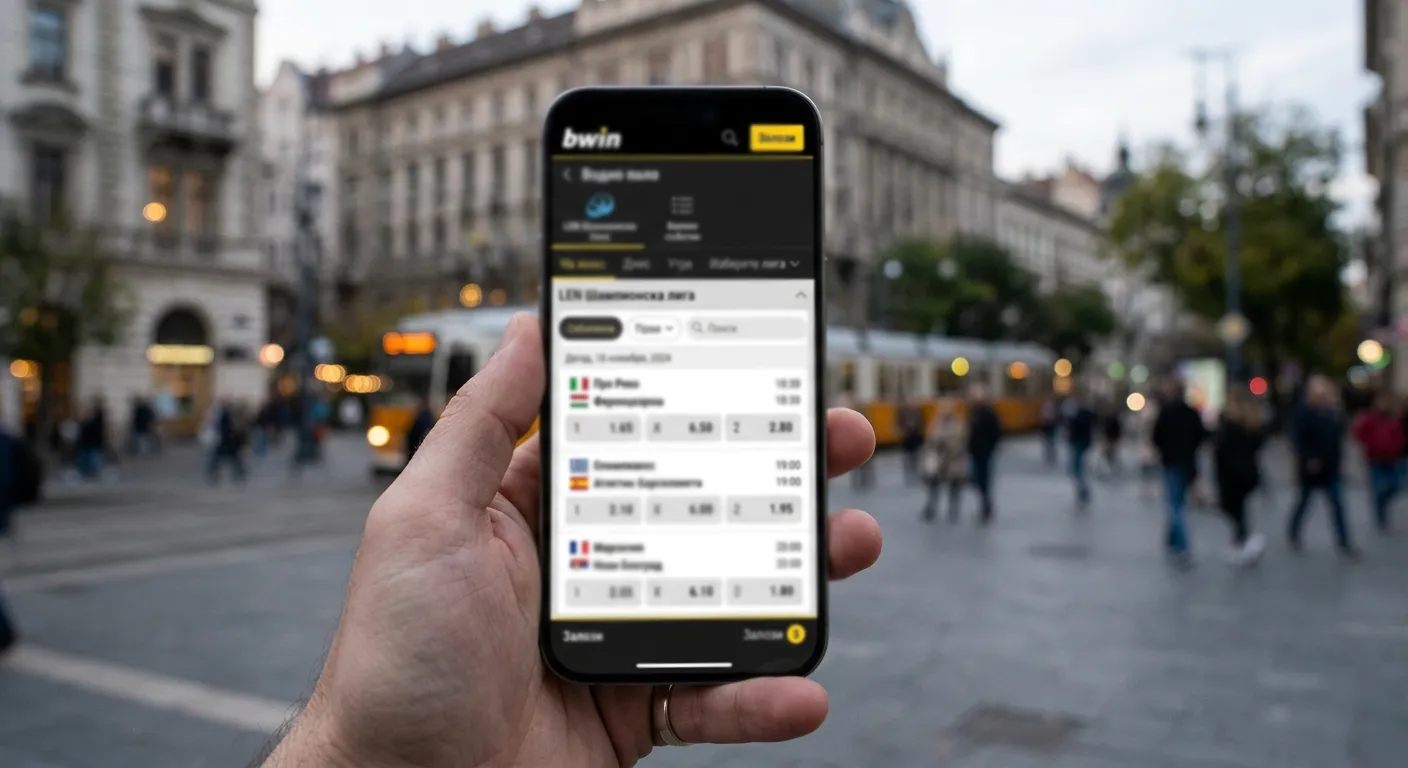 bwin водна топка — европейска платформа за залози в България